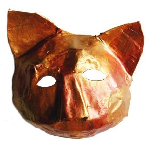 Masque de chat inspiré du carnaval de Venise