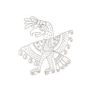 oiseau art mexicain