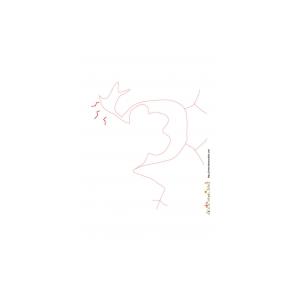 Poster avec Dessin de dragon prêt à être décoré