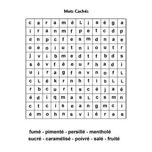 jeu de mots cachés