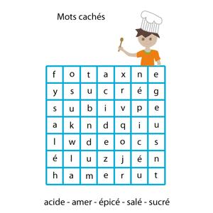 jeu de mots cachés