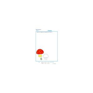 Imprimer l' Exercice 3 : ajouter des fleurs pour faire le chiffre 7 