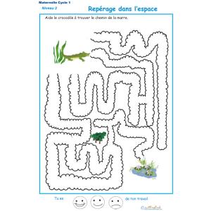Exercice 4 : repérage dans l'espace labyrinthe 4