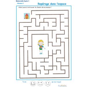 Exercice 7 : repérage dans l'espace labyrinthe 7