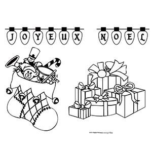 coloriage joyeux Noël