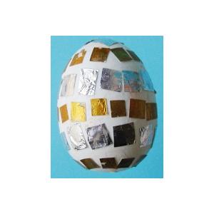 Décorer un oeufs or et argent pour Pâques