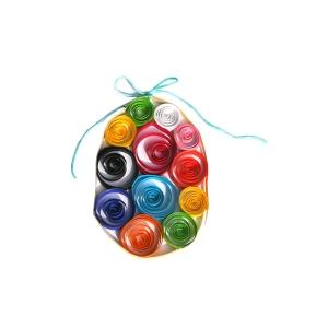 oeuf deoratif en quilling