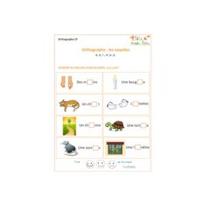 Orthographe : exercices de soutien scolaire