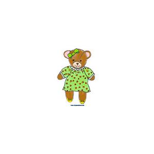 Modele de nounours fille a imprimer