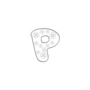 Colorie le P de l'alphabet
