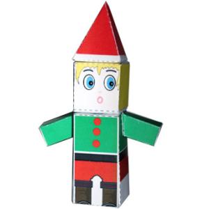 Lutin conte de fée paper toy
