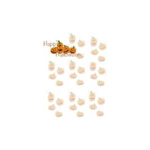papier lettres Hallowween citrouille