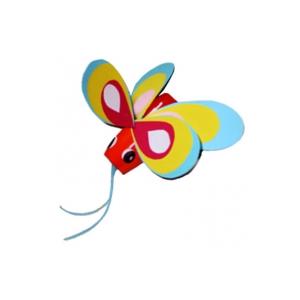 Papillon en pot de plastique