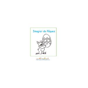 Imprimer la couverture de l'imagier de Pâques