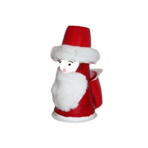 Père Noël pot en plastique