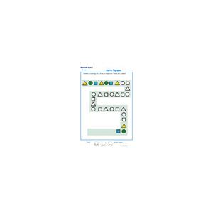 Suite logique pour les enfants de PS maternelle exercice 