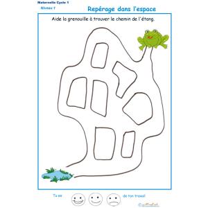 Imprimer le labyrinthe 2 sur le rep&eacute;rage dans l'espace
