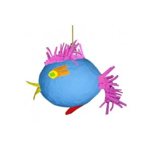 Grosse pinata en forme d'oiseau
