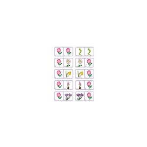Dominos fleurs à imprimer - imprimer la planche 11