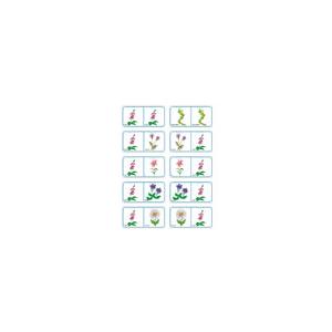 Dominos sur les fleurs Planche 5 à imprimer