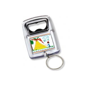 Un bricolage facile et malin pour préparer un cadeau de fête des pères avec un porte-clés personnalisable qui fait aussi décapsuleur. Une idée de bricolage simple à faire, le porte-clé décapsuleur est