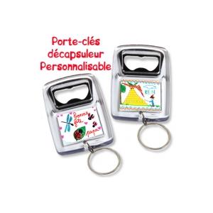 Porte-clés décapsuleur personnalisable