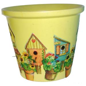 Cache pot décoré