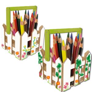 Pot à crayons champêtre