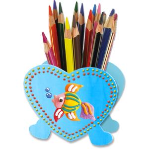 Pot à crayons et peinture 3D
