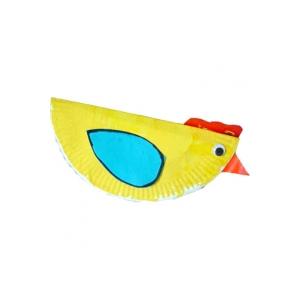 Explications pour fabriquer facilement une poule en carton