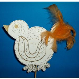 Modèle de poule de décoration facile à faire