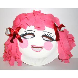 Masque poupée clown