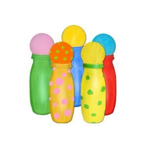 Fabriquer un jeu de quilles de couleurs