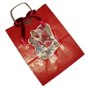 Décoration d'un sac é cadeau de Noël