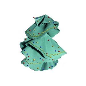 Ce sapin en papier aux formes souples est entièrement réalisé avec du papier. Une idée de bricolage de Noël simple pour préparer les décorations de Noël. Ce sapin en papier peut être laissé brut avec 