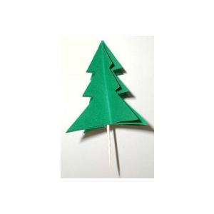 Sapin en papier pour la d&eacute;coration