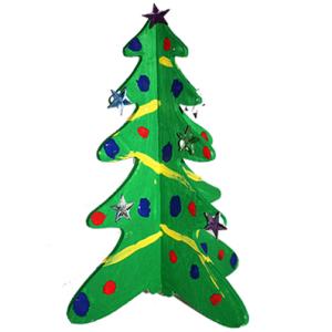 Sapin de Noël en bois à peindre
