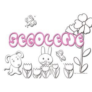 coloriage prénom ségolène