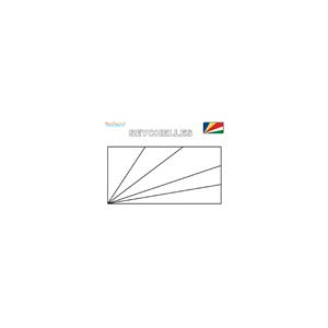 Coloriage du drapeau des Seychelles