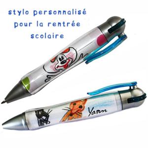 Stylo personnalisé pour la rentrée scolaire
