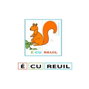 Retrouver les syllabes du nom des animaux