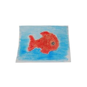 tableau poisson rouge