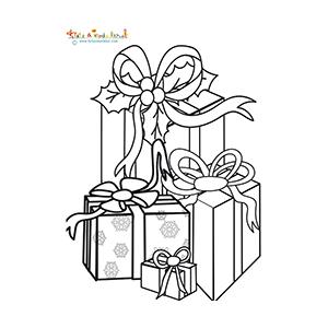 Tas de cadeaux pour Noël