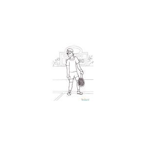 Si votre enfant aime le sport et notamment le Tennis, c’est l’occasion de lui proposer des tas d’activités pour le stimuler. Retrouvez notre dossier spécial sur le Tennis et imprimez vos coloriages, m