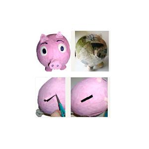 Tirelire cochon rose