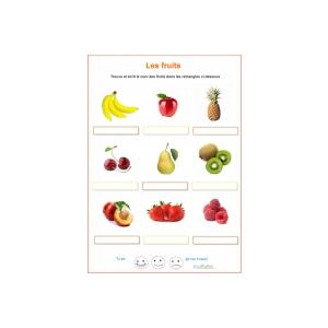 Vocabulaire : exercices de soutien scolaire pour les enfants en CP 