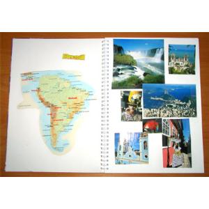 Faire et remplir un cahier de découverte des pays