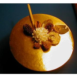 boite décorée de fleurs séches