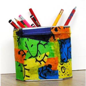 Bricolage pour faire une boite à crayons