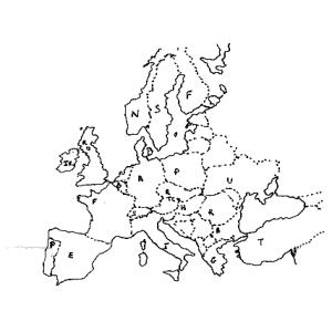 Carte du monde à colorier et à imprimer